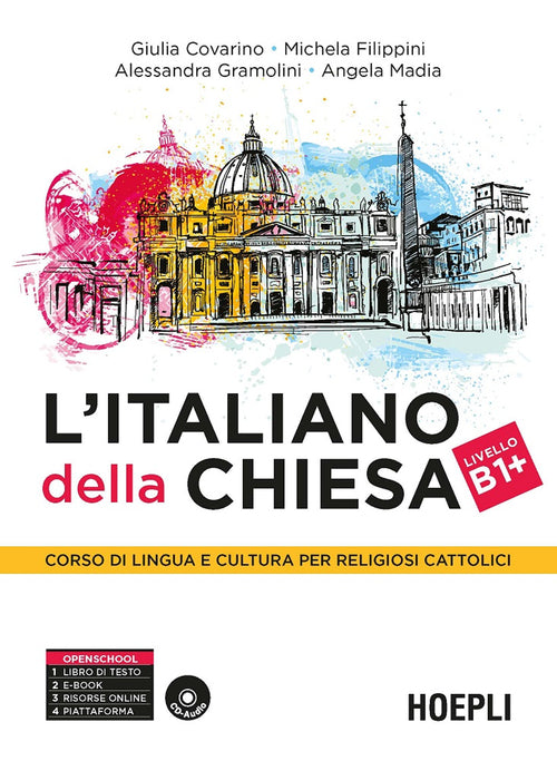 Cover of italiano della Chiesa. Corso di lingua e cultura per religiosi cattolici