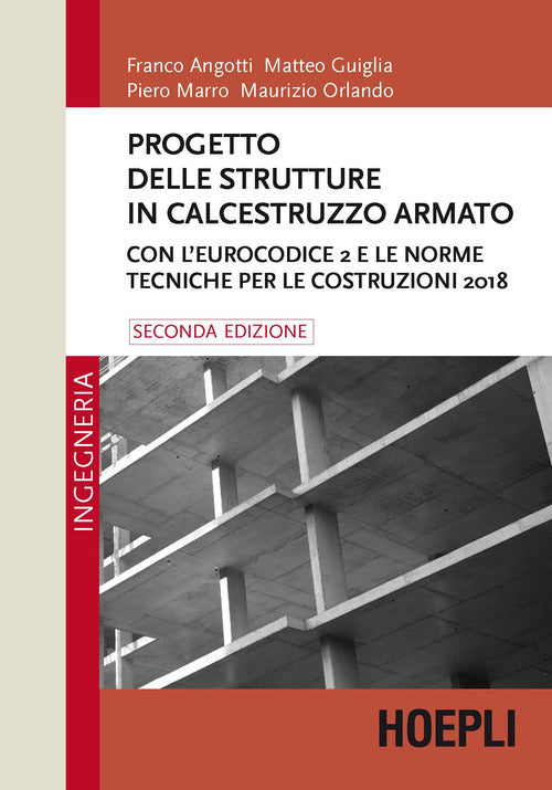 Cover of Progetto delle strutture in calcestruzzo armato. Con l'Eurocodice 2 e le norme tecniche per le costruzioni 2018