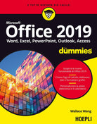 Cover of Office 2019 For Dummies. Word, Excel, Power Point, Outlook, Access