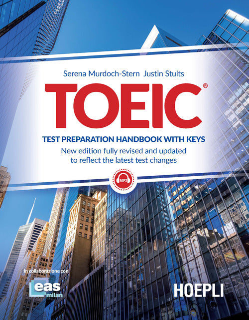 Cover of TOEIC. Test preparation handbook with keys