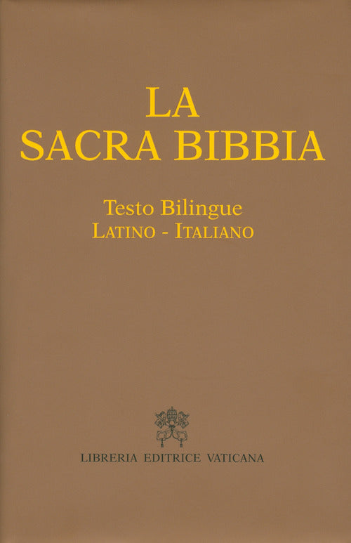 Cover of Sacra Bibbia. Testo latino a fronte
