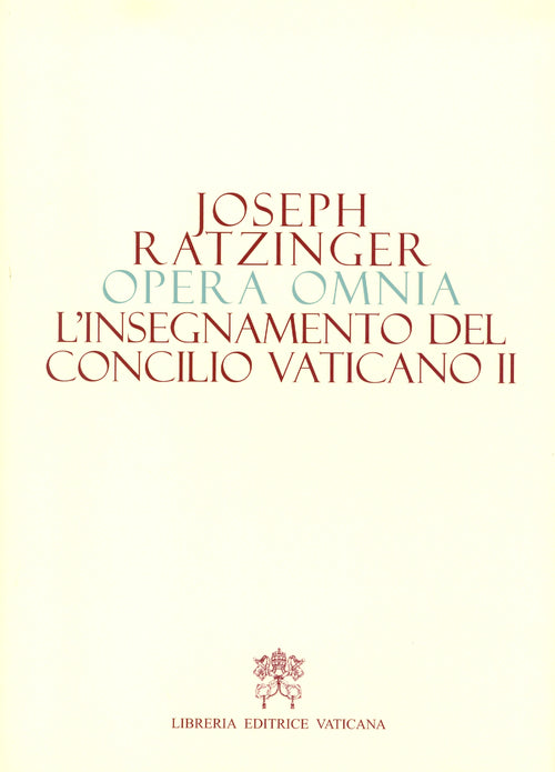 Cover of Opera omnia di Joseph Ratzinger