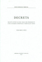 Cover of Decreta. Selecta inter ae quae anno 2008 prodierunt cura eiusdem apostolici tribunalis edita