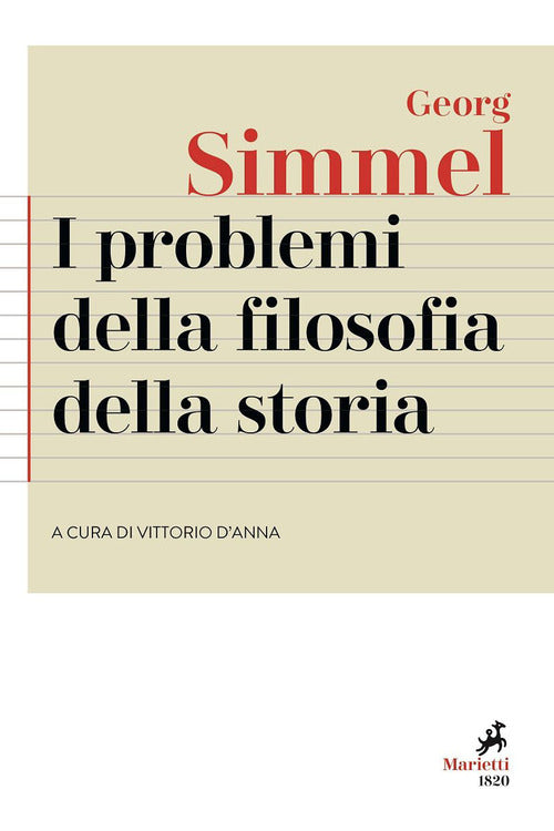 Cover of problemi della filosofia della storia