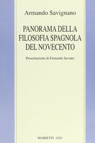 Cover of Panorama della filosofia spagnola del Novecento