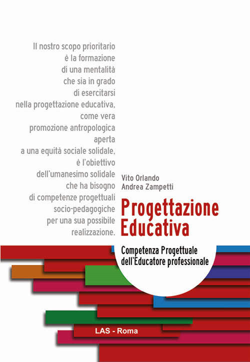 Cover of Progettazione educativa. Competenza progettuale dell'educatore professionale