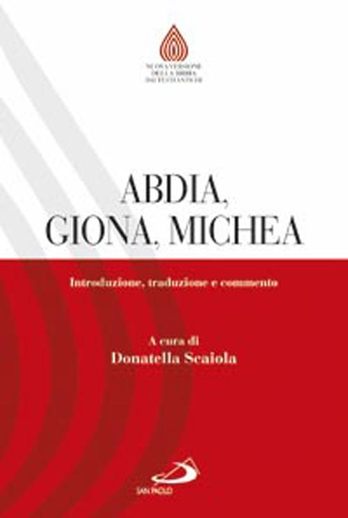Cover of Abdia, Giona, Michea. Introduzione, traduzione e commento