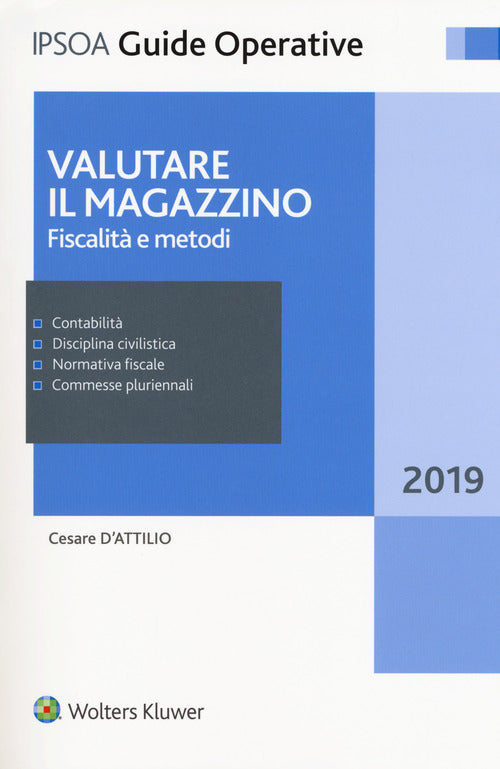 Cover of Valutare il magazzino. Fiscalità e metodi