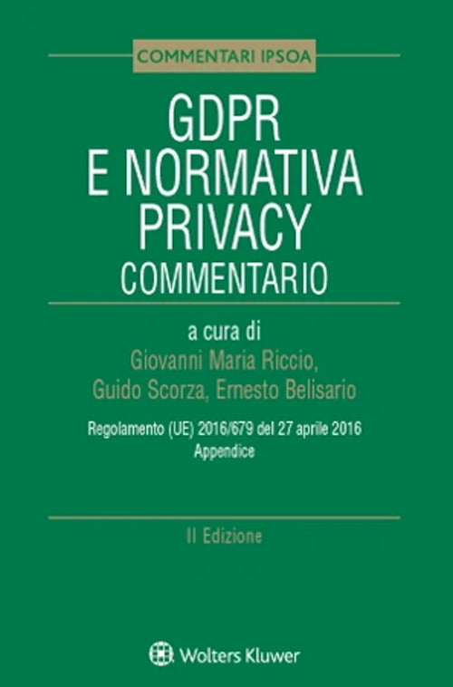 Cover of GDPR e normativa privacy. Commentario