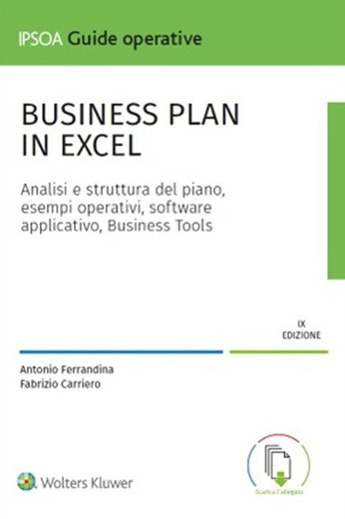Cover of Business plan in Excel