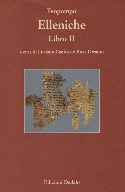 Cover of Elleniche. Libro II. Ediz. numerata