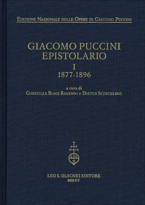 Cover of Giacomo Puccini. Epistolario