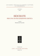 Cover of Isocrate. Per una nuova edizione critica
