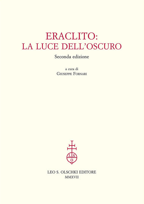 Cover of Eraclito. La luce dell'oscuro