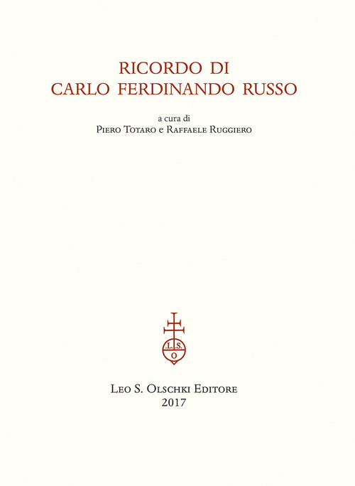 Cover of Ricordo di Carlo Ferdinando Russo