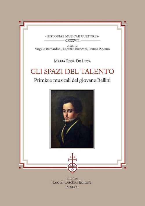 Cover of spazi del talento. Primizie musicali del giovane Bellini