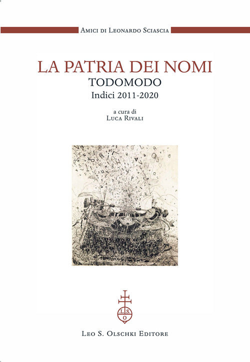 Cover of patria dei nomi. Todomodo. Indici 2011-2020