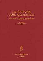 Cover of scienza come dovere civile. Due scritti di Angelo Messedaglia