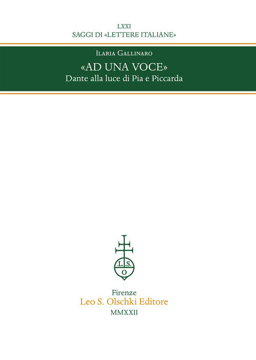 Cover of «Ad una voce». Dante alla luce di Pia e Piccarda