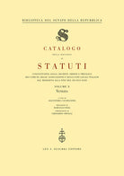Cover of Catalogo della raccolta di statuti, consuetudini, leggi, decreti, ordini e privilegi dei comuni, delle associazioni e degli enti locali italiani dal Medioevo...