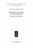 Cover of Dissimulazione e testualità. Tollerando, tacendo, aspettando