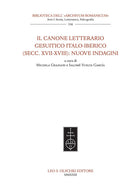 Cover of canone letterario gesuitico italo-iberico (secc. XVII-XVIII): nuove indagini