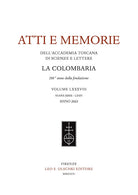 Atti e memorie dell'Accademia toscana di scienze e lettere La Colombaria. Nuova serie. Vol. 88