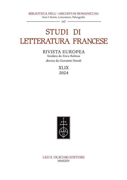 Studi di letteratura francese