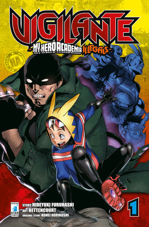 Cover of Vigilante. My Hero Academia illegals