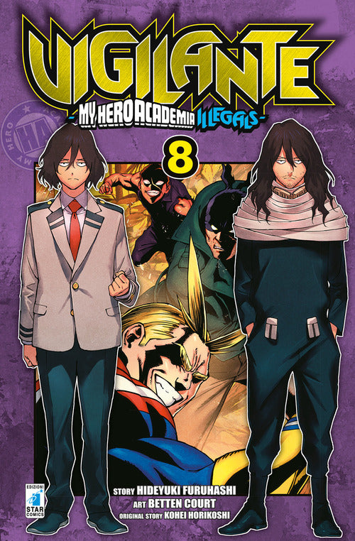 Cover of Vigilante. My Hero Academia illegals