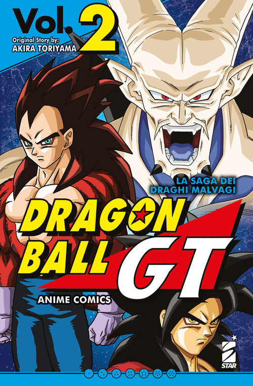 Cover of saga dei draghi malvagi. Dragon Ball GT. Anime comics