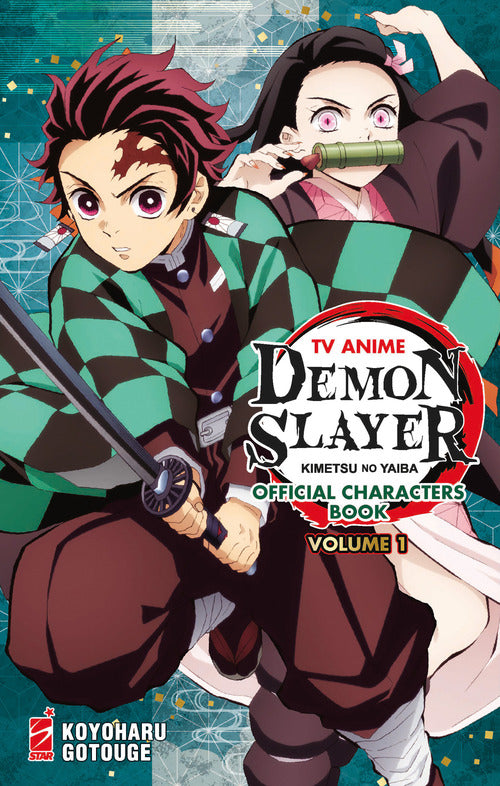 Cover of TV anime Demon slayer. Kimetsu no yaiba official character's book