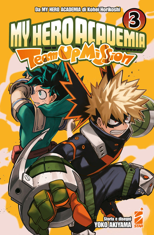 Cover of Team up mission. My Hero Academia