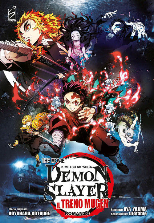 Cover of treno Mugen. Demon slayer. Kimetsu no yaiba the movie