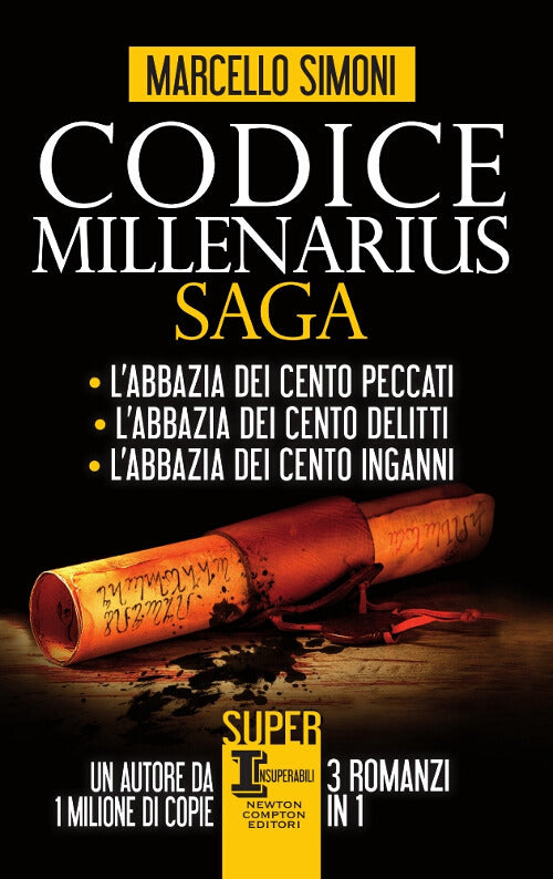 Cover of Codice Millenarius saga: L'abbazia dei cento peccati-L'abbazia dei cento delitti-L'abbazia dei cento inganni