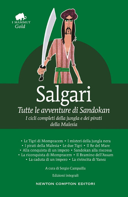 Cover of Tutte le avventure di Sandokan