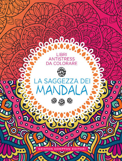 Cover of saggezza dei mandala. Libri antistress da colorare