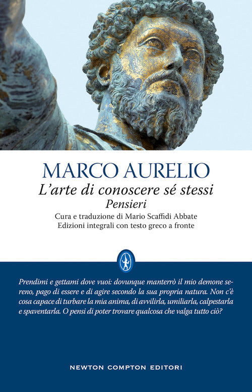 Cover of arte di conoscere se stessi. Pensieri. Testo greco a fronte