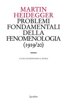 Cover of Problemi fondamentali della fenomenologia (1919-20)