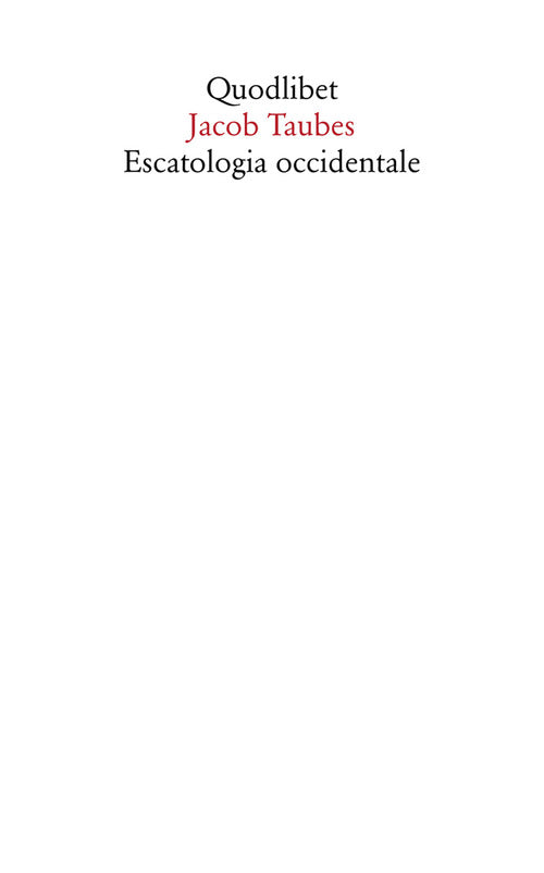 Cover of Escatologia occidentale