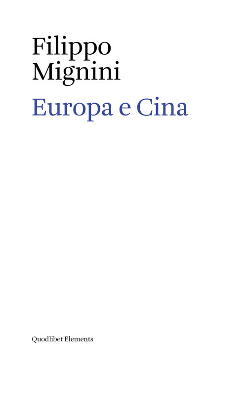 Cover of Europa e Cina