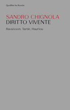 Cover of Diritto vivente. Ravaison, Tarde, Hauriou