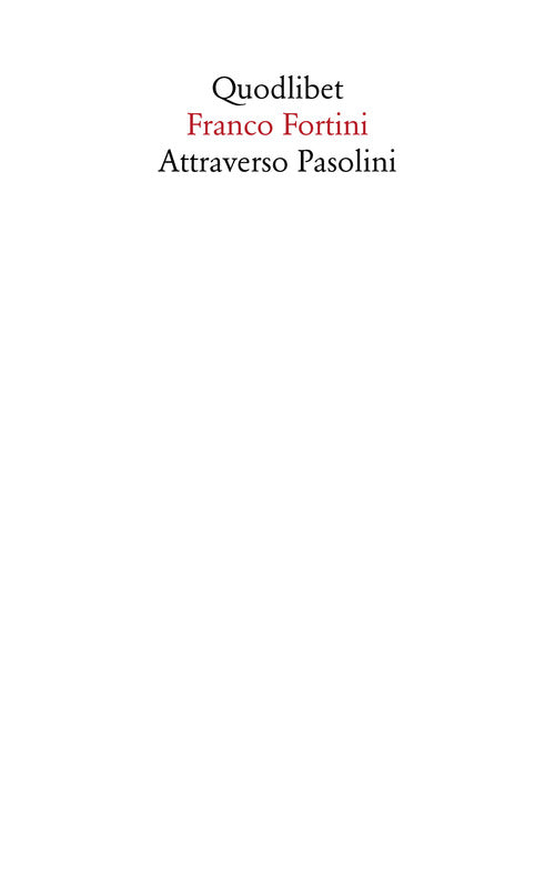 Cover of Attraverso Pasolini