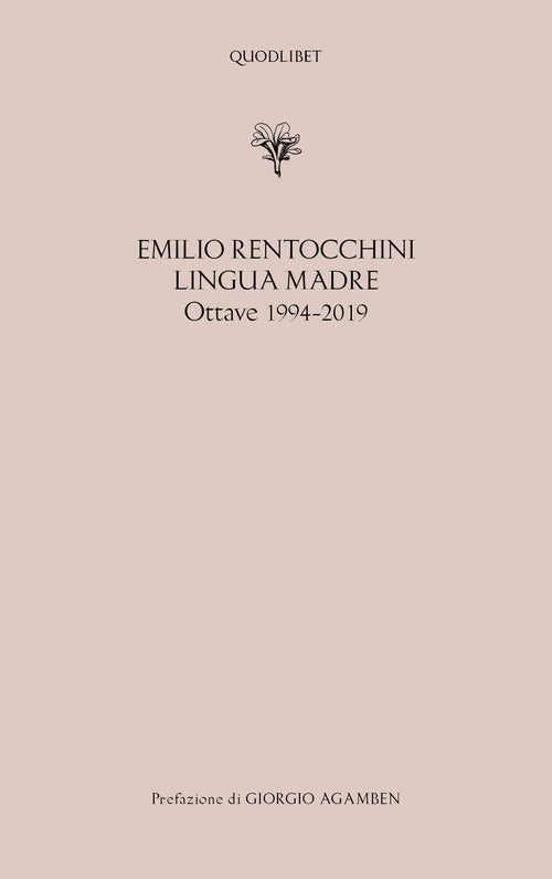 Cover of Lingua madre. Ottave 1994-2019