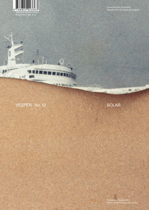 Vesper. Rivista di architettura, arti e teoria-Journal of architecture, arts & theory. Vol. 12: Solar