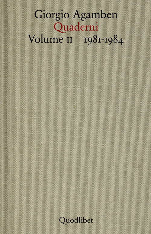 Quaderni. Vol. 2: 1981-1984