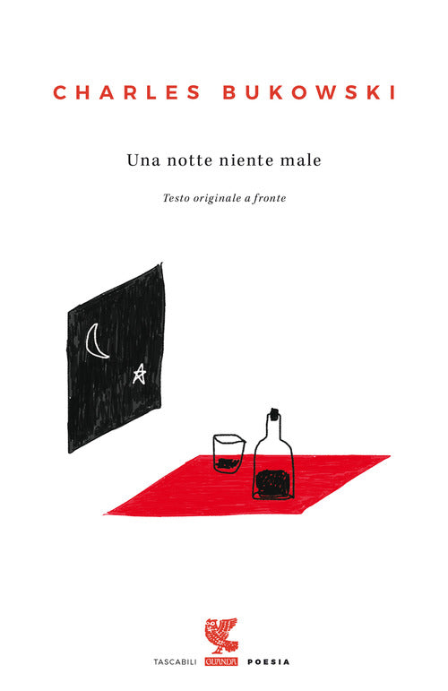 Cover of notte niente male. Testo inglese a fronte