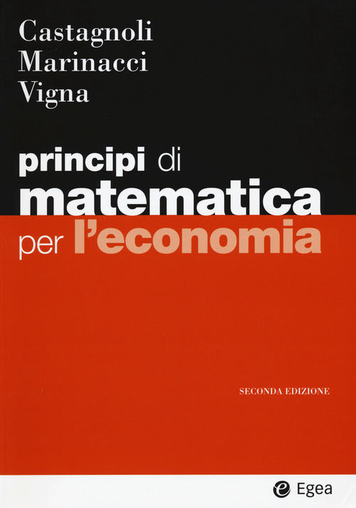 Cover of Principi di matematica per economia
