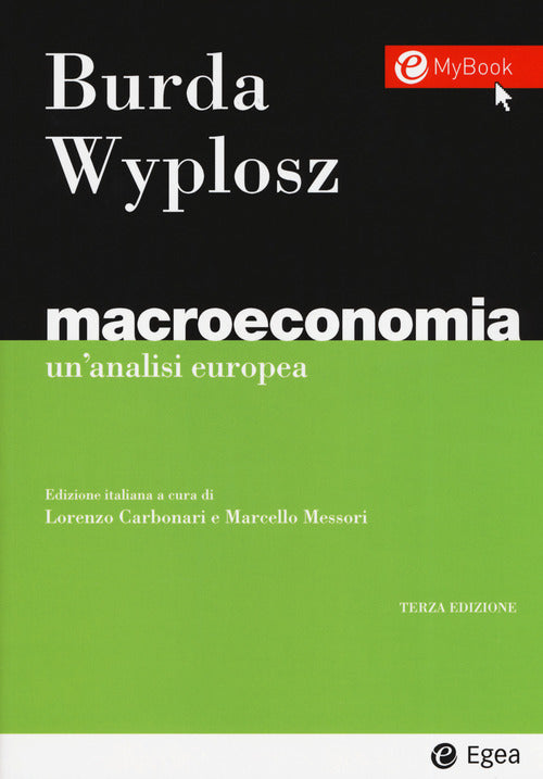 Cover of Macroeconomia. Un'analisi europea