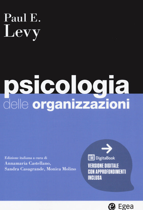Cover of Psicologia delle organizzazioni